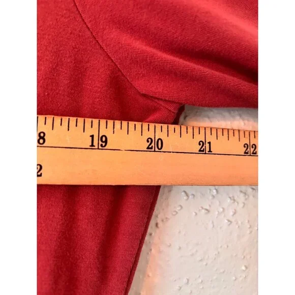 Matilda Jane Joanna Gaines Country Drive Maxi Dress Rust Red 3/4 Sleeve Pockets - Picture 9 of 12